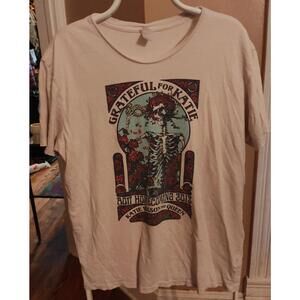 VTG Grateful Dead parody Tee -grateful for Katie at homecoming L